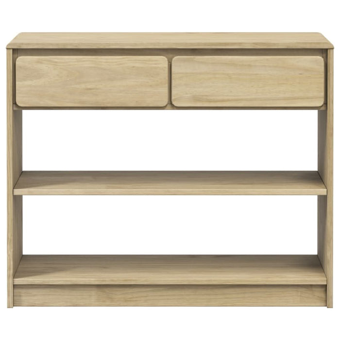 Măsuță consolă "SAUDA", stejar, 89,5x36,5x73 cm, lemn masiv pin - WALTI WALTI