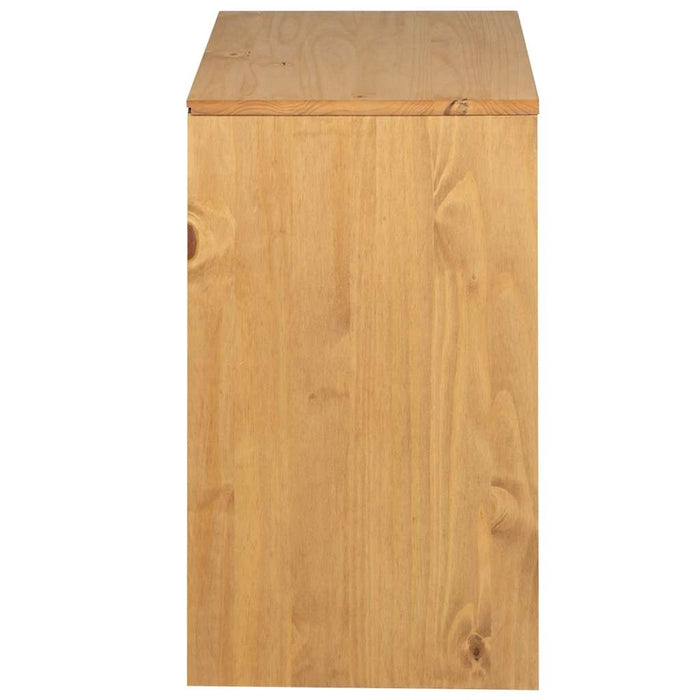 Dulap "SAUDA", stejar, 80x43x75,5 cm, lemn masiv de pin WALTI