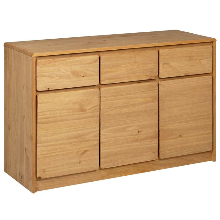 Dulap "SAUDA", stejar, 114x43x75,5 cm, lemn masiv de pin WALTI