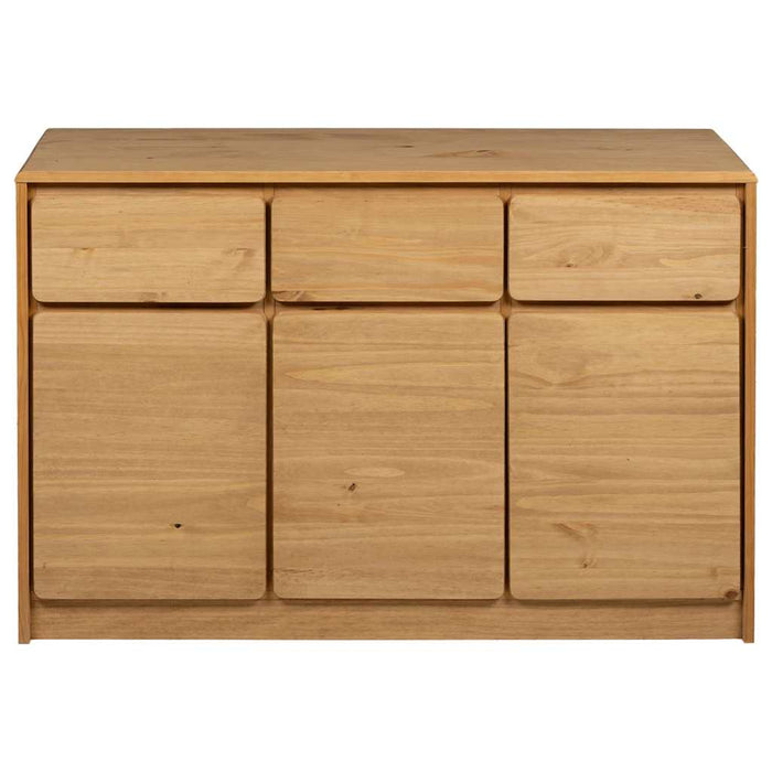 Dulap "SAUDA", stejar, 114x43x75,5 cm, lemn masiv de pin WALTI