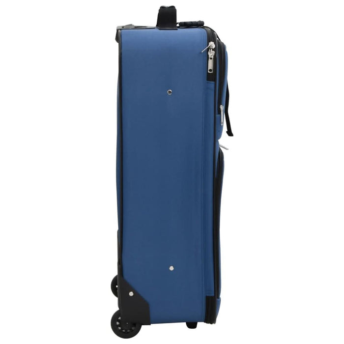 Set de bagaje de călătorie, 5 piese, albastru, material textil - WALTI WALTI