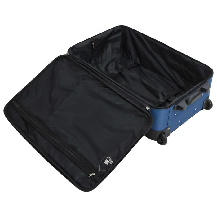 Set de bagaje de călătorie, 5 piese, albastru, material textil - WALTI WALTI