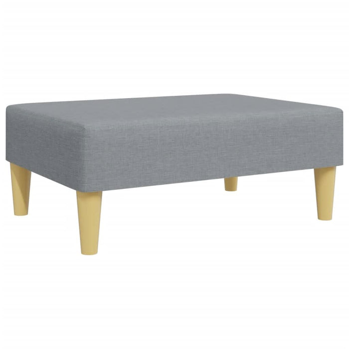 Taburet, gri deschis, 77x55x31 cm, material textil - WALTI WALTI