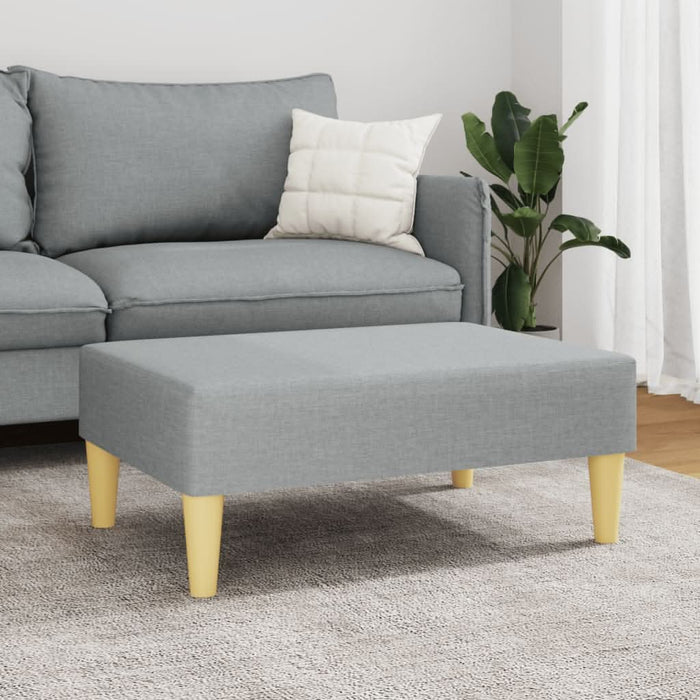 Taburet, gri deschis, 77x55x31 cm, material textil - WALTI WALTI