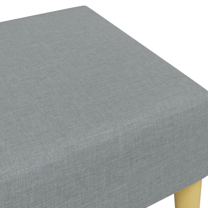 Taburet, gri deschis, 77x55x31 cm, material textil - WALTI WALTI