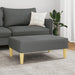 Taburet, gri închis, 77x55x31 cm, material textil - WALTI WALTI