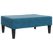 Taburet, albastru, 77x55x31 cm, catifea - WALTI WALTI