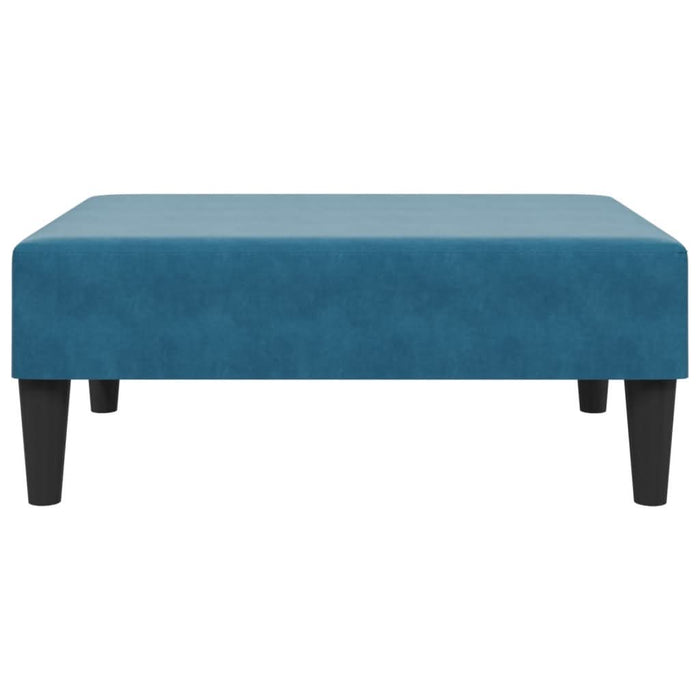Taburet, albastru, 77x55x31 cm, catifea - WALTI WALTI
