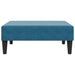 Taburet, albastru, 77x55x31 cm, catifea - WALTI WALTI
