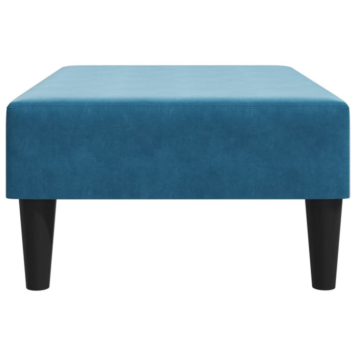 Taburet, albastru, 77x55x31 cm, catifea - WALTI WALTI