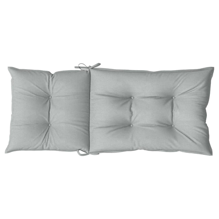 Perne scaun cu spătar înalt 6 buc. melanj gri 120x50x7cm textil WALTI
