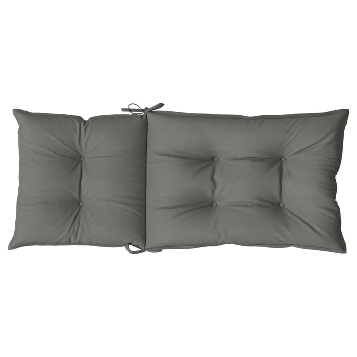 Perne scaun cu spătar înalt 6 buc. melanj gri 120x50x7cm textil WALTI