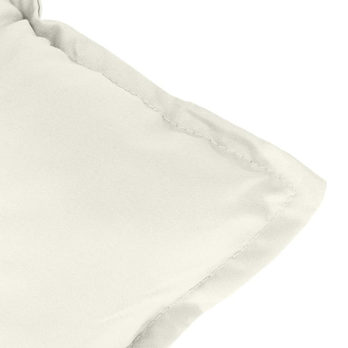 Perne scaun spătar înalt, 2 buc. melanj crem 120x50x7 cm textil WALTI