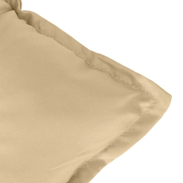 Perne scaun cu spătar înalt 2 buc. melanj bej 120x50x7cm textil WALTI