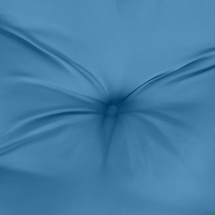 Perne scaun spătar înalt 6buc melanj albastru 120x50x7cm textil WALTI