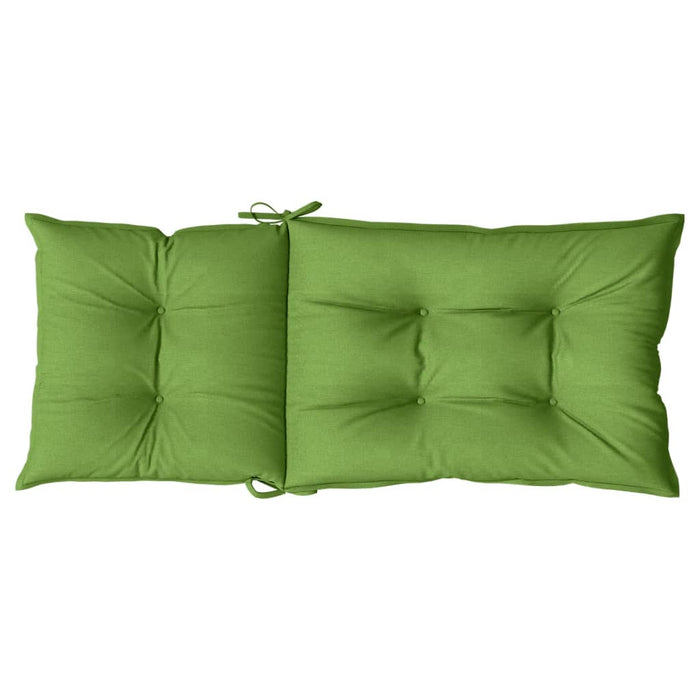 Perne scaun spătar înalt 6 buc. melanj verde 120x50x7 cm textil WALTI