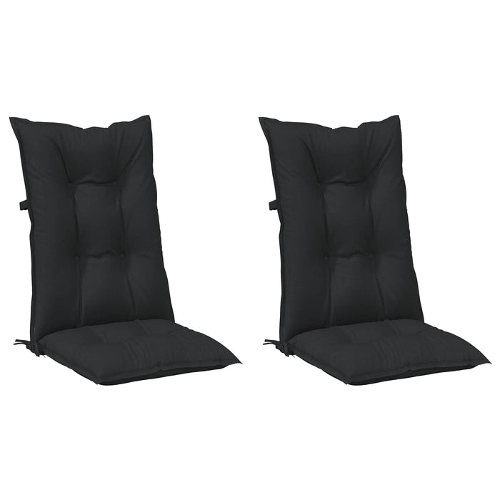 Set de perne pentru scaun cu spătar înalt 2 pcs Melanj negru - WALTI WALTI