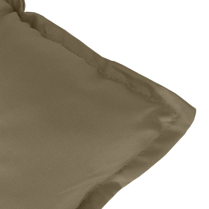 Perne scaun cu spătar înalt 6 buc. gri taupe 120x50x7 cm textil WALTI