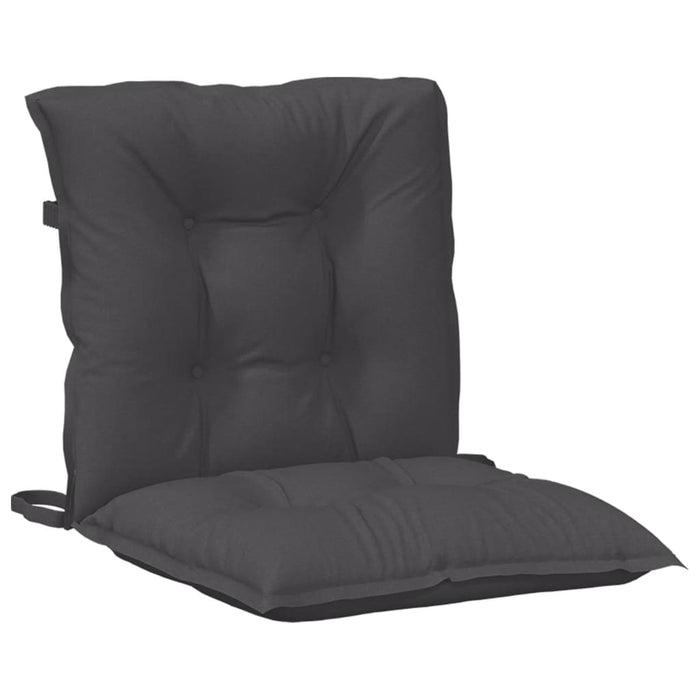 Perne scaun spătar mic 2 buc. melanj antracit 100x50x7cm textil WALTI