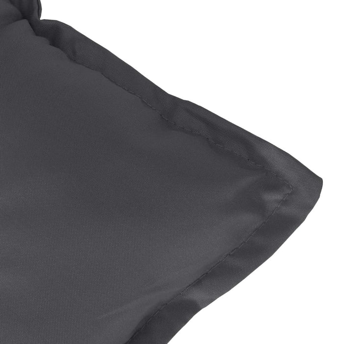 Perne scaun spătar mic 2 buc. melanj antracit 100x50x7cm textil WALTI