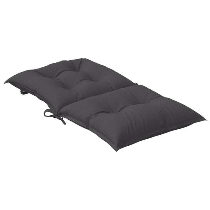 Perne scaun spătar mic 4 buc. melanj antracit 100x50x7cm textil WALTI