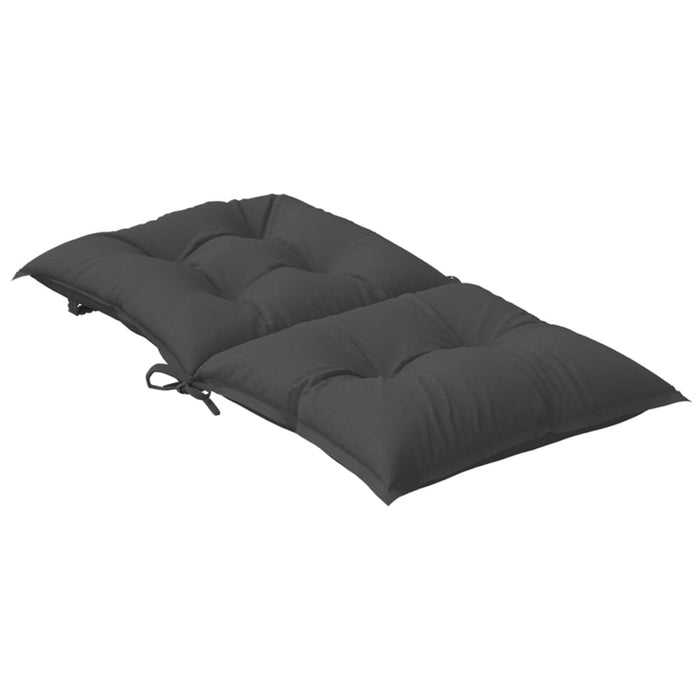 Perne scaun spătar mic 6 buc. melanj antracit 100x50x7cm textil WALTI