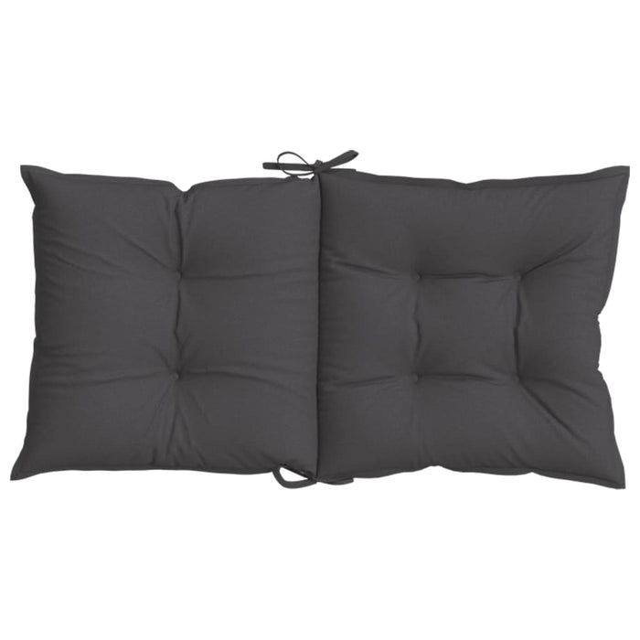Perne scaun spătar mic 6 buc. melanj antracit 100x50x7cm textil WALTI