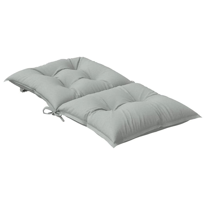 Perne scaun cu spătar scund 4 buc. melanj gri 100x50x7cm textil WALTI