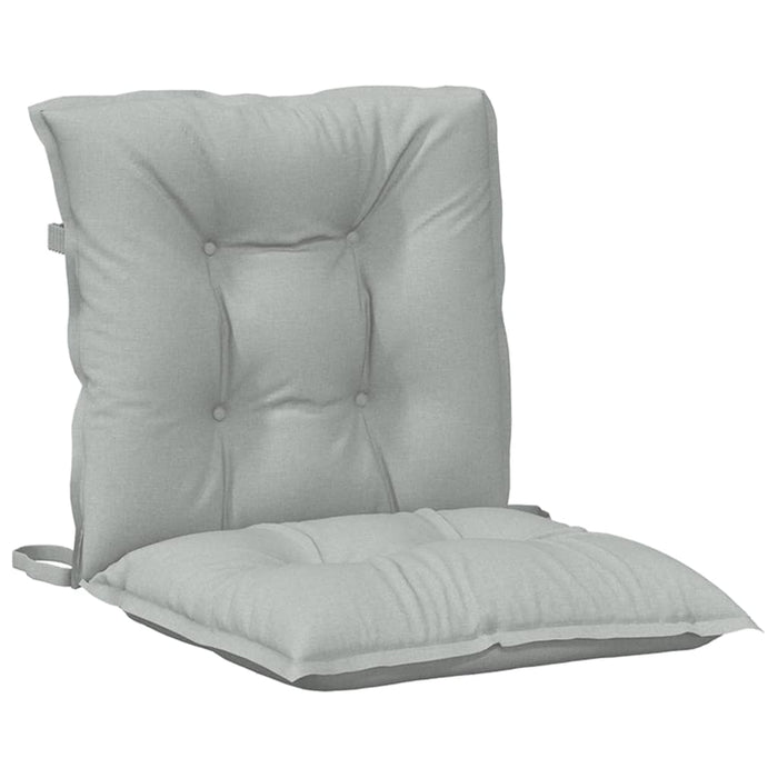 Perne scaun cu spătar scund 6 buc. melanj gri 100x50x7cm textil WALTI