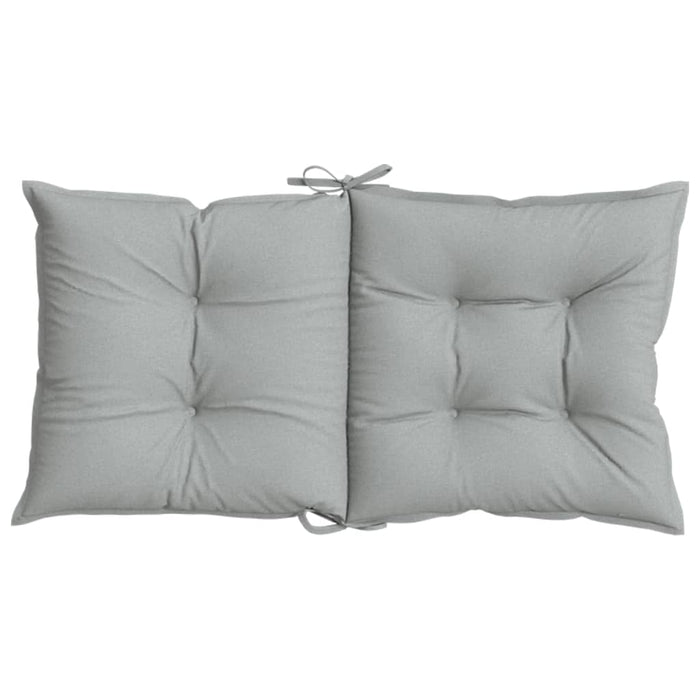 Perne scaun cu spătar scund 6 buc. melanj gri 100x50x7cm textil WALTI