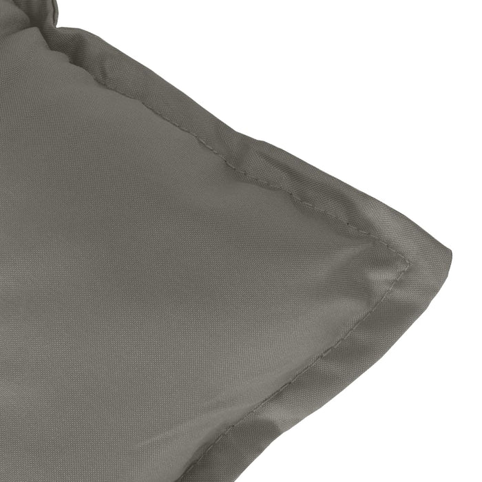 Perne scaun cu spătar scund 2 buc. melanj gri 100x50x7cm textil WALTI