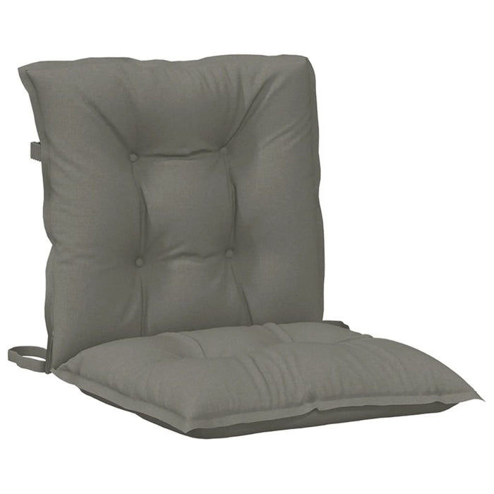 Perne scaun cu spătar scund 4 buc. melanj gri 100x50x7cm textil WALTI