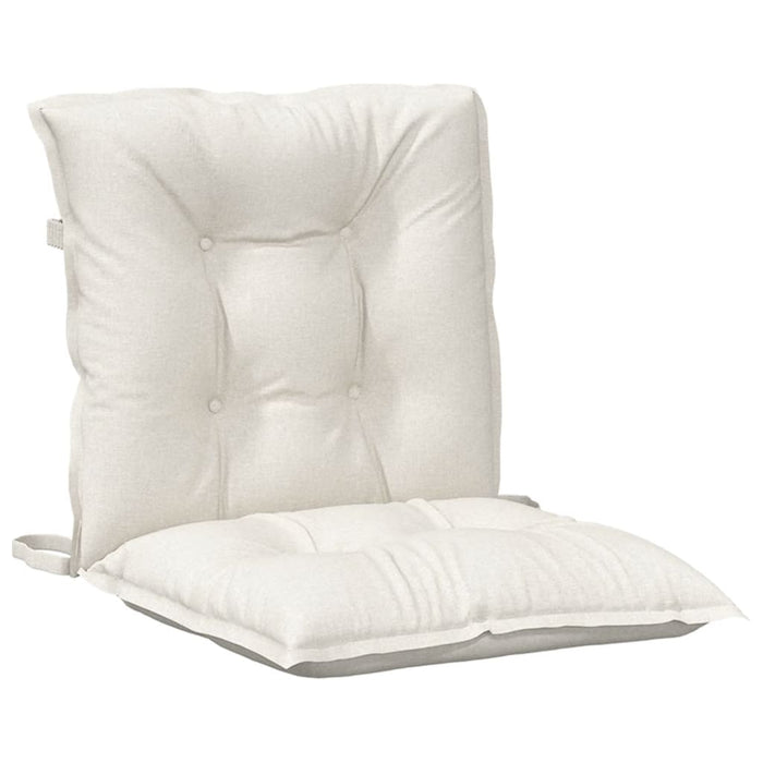 Perne scaun cu spătar scund 4buc. melanj crem 100x50x7cm textil WALTI