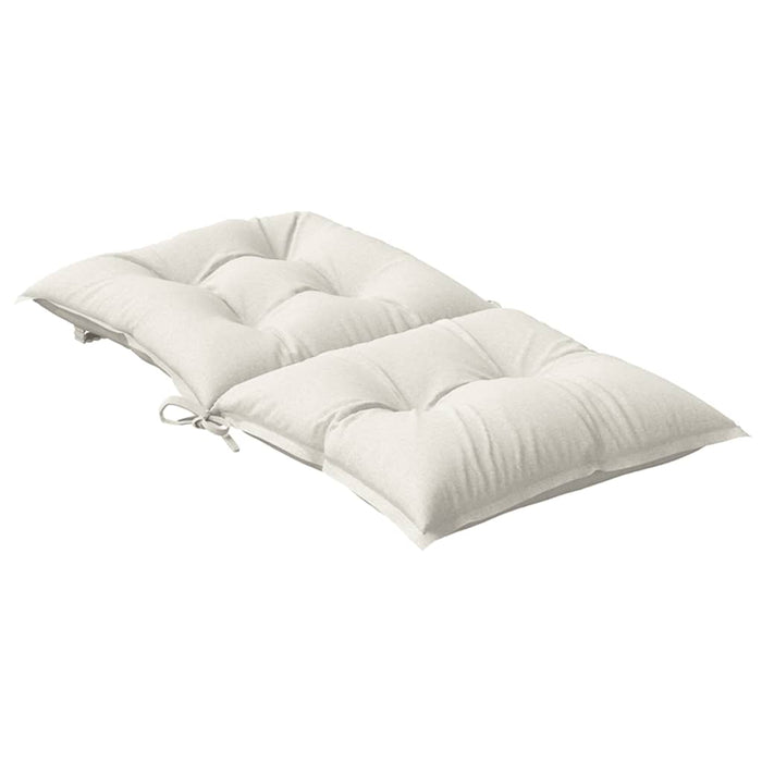 Perne scaun cu spătar scund 4buc. melanj crem 100x50x7cm textil WALTI