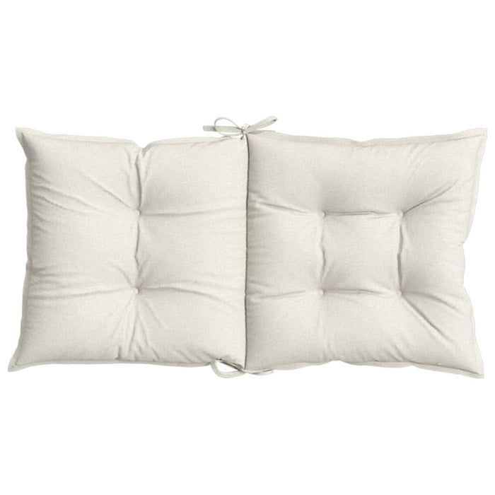 Perne scaun cu spătar scund 6buc. melanj crem 100x50x7cm textil WALTI