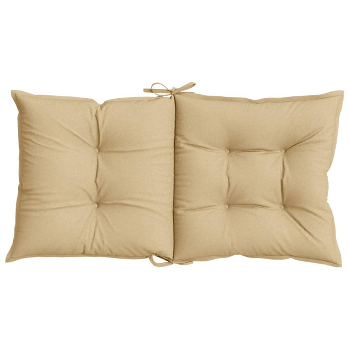 Perne scaun cu spătar mic, 4 buc. melanj bej 100x50x7 cm textil WALTI