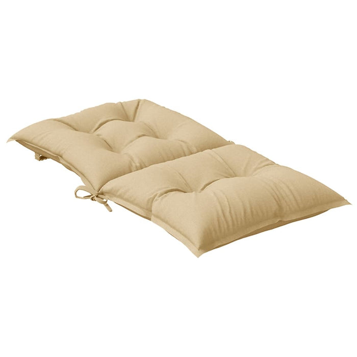 Perne scaun cu spătar mic, 6 buc. melanj bej 100x50x7 cm textil WALTI