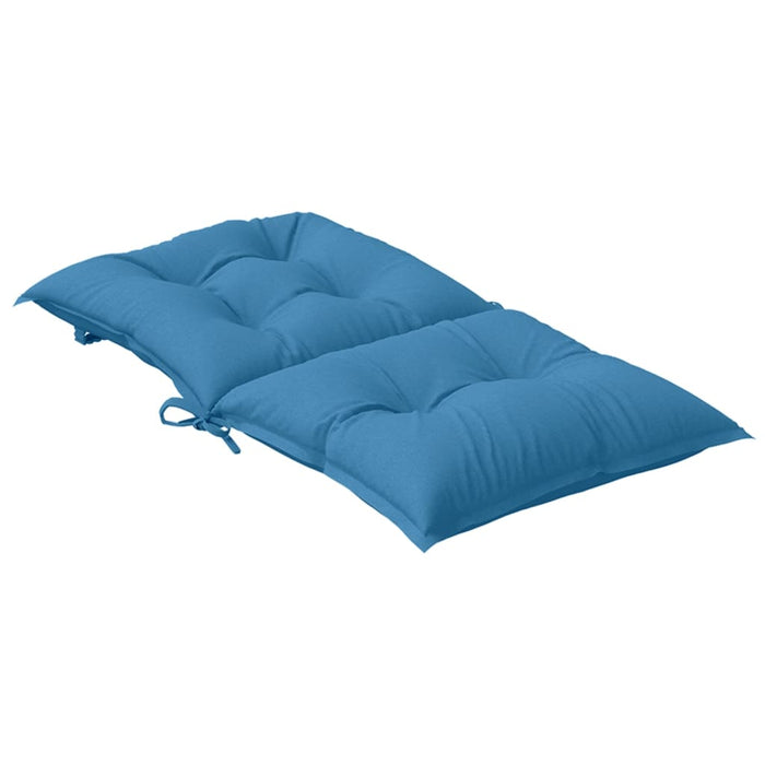 Perne scaun spătar mic 2 buc. melanj albastru 100x50x7cm textil WALTI