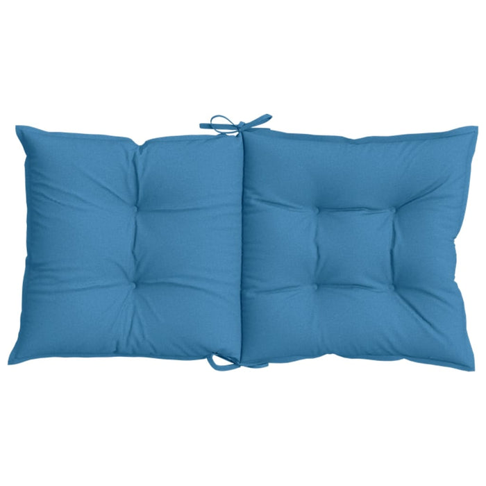 Perne scaun spătar mic 4 buc. melanj albastru 100x50x7cm textil WALTI