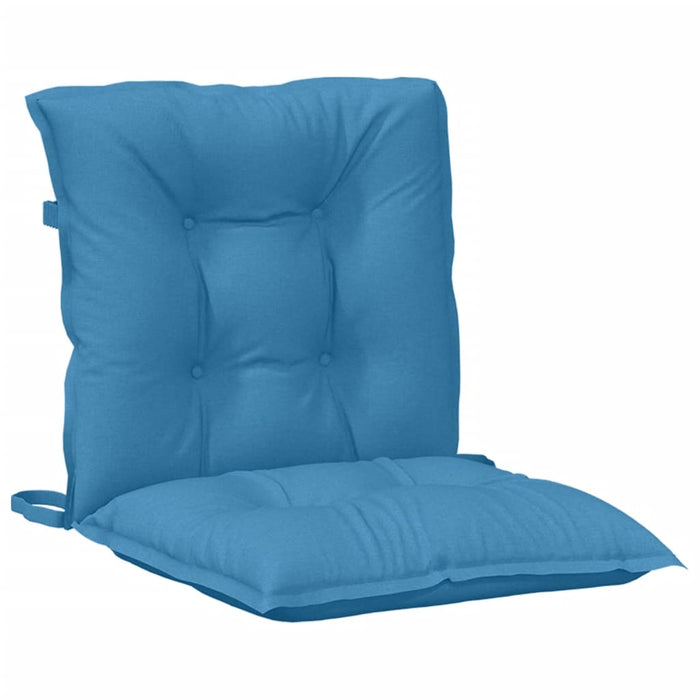 Perne scaun spătar mic 6 buc. melanj albastru 100x50x7cm textil WALTI