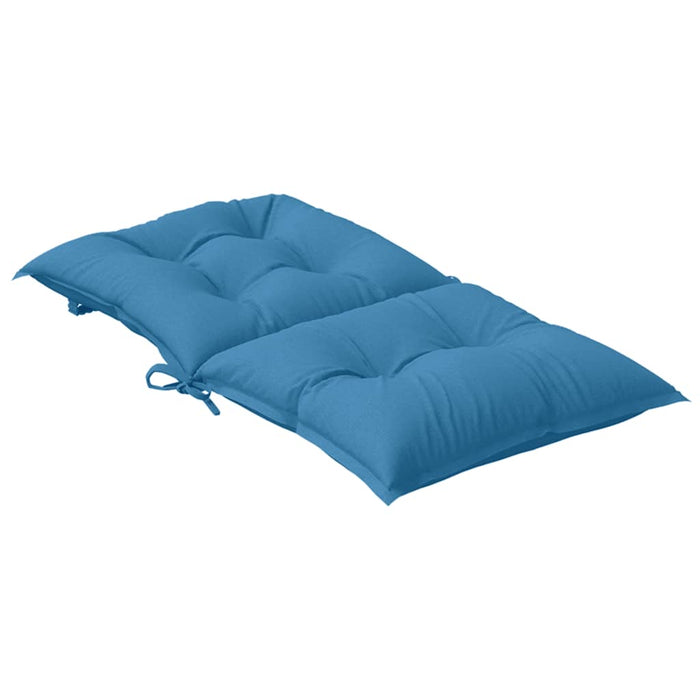 Perne scaun spătar mic 6 buc. melanj albastru 100x50x7cm textil WALTI