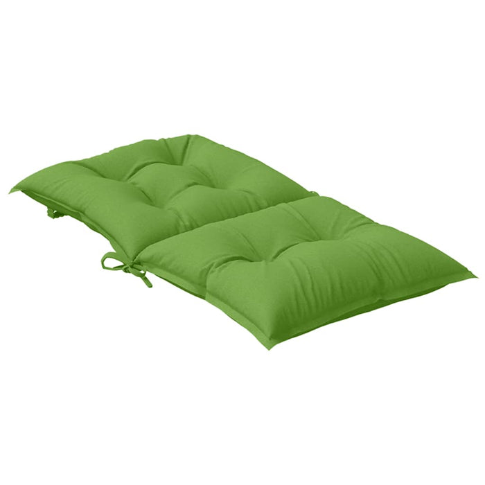 Perne scaun spătar scund 6 buc. melanj verde 100x50x7 cm textil WALTI