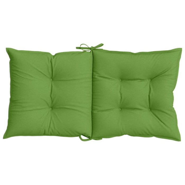 Perne scaun spătar scund 6 buc. melanj verde 100x50x7 cm textil WALTI