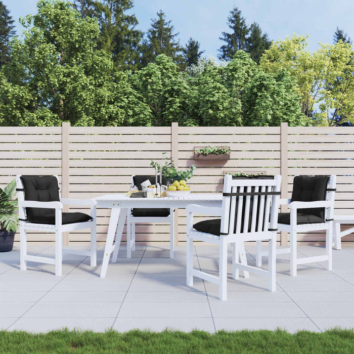 Set de perne pentru scaun cu spătar joasă 4 pcs Melanj negru WALTI