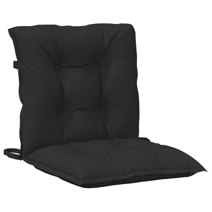 Set de perne pentru scaun cu spătar joasă 4 pcs Melanj negru WALTI