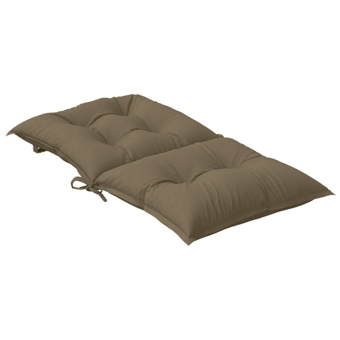 Perne scaun cu spătar mic 4 buc. melanj taupe 100x50x7cm textil WALTI