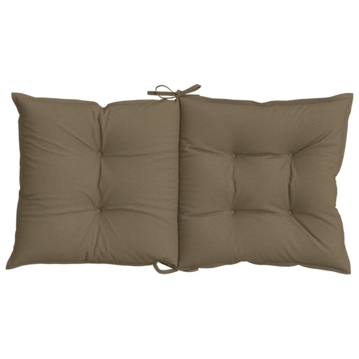 Perne scaun cu spătar mic 4 buc. melanj taupe 100x50x7cm textil WALTI