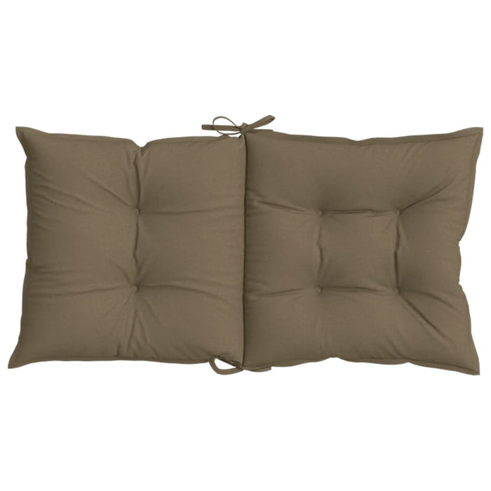 Perne scaun cu spătar mic 6 buc. melanj taupe 100x50x7cm textil WALTI