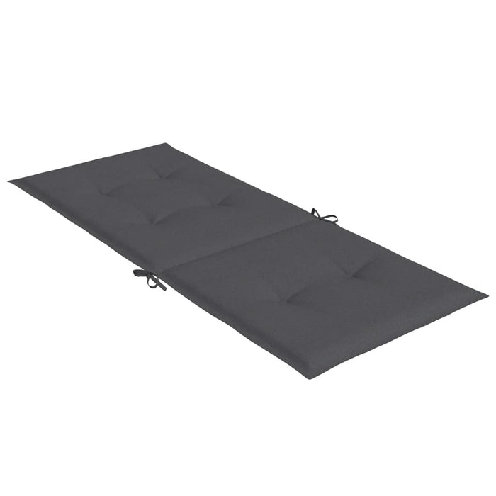 Perne scaun cu spătar înalt, 2 buc. antracit 120x50x4 cm textil WALTI