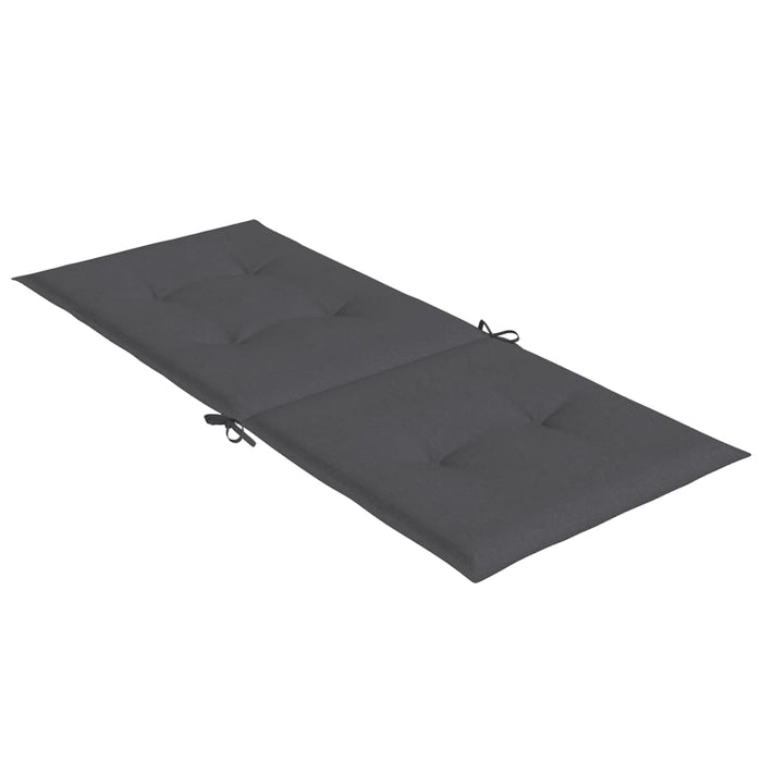 Perne scaun cu spătar înalt, 4 buc. antracit 120x50x4 cm textil WALTI